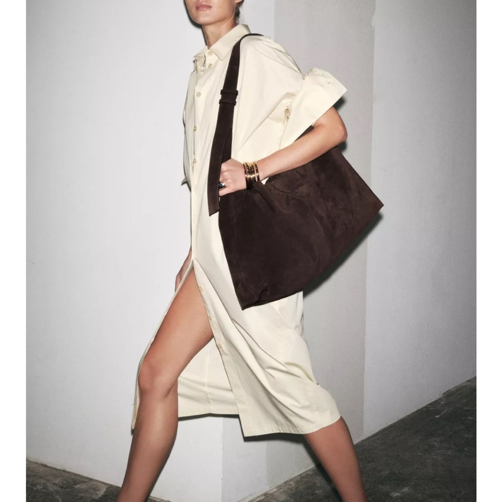 ZARA ZW COLLECTION POPLIN SHIRTDRESS - Brand New!!